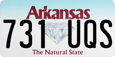 AR license plate 731UQS