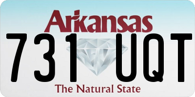 AR license plate 731UQT