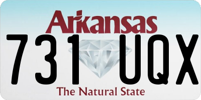 AR license plate 731UQX