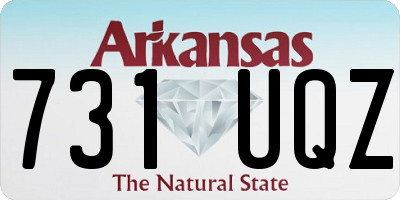 AR license plate 731UQZ
