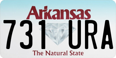 AR license plate 731URA