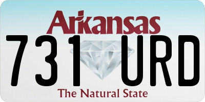AR license plate 731URD