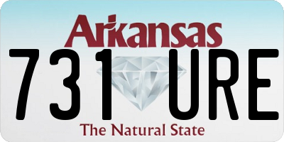 AR license plate 731URE
