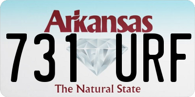 AR license plate 731URF