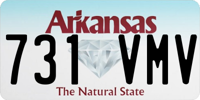 AR license plate 731VMV