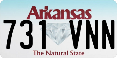 AR license plate 731VNN