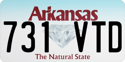 AR license plate 731VTD
