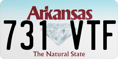 AR license plate 731VTF