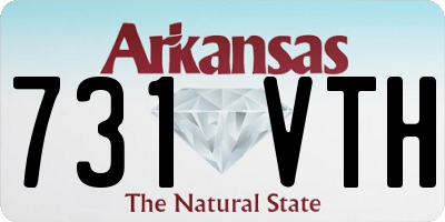 AR license plate 731VTH