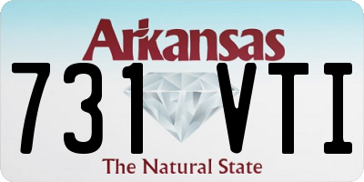AR license plate 731VTI