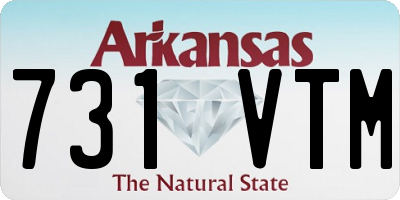 AR license plate 731VTM