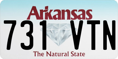 AR license plate 731VTN