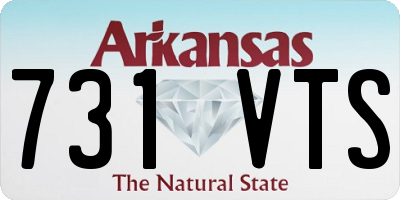 AR license plate 731VTS