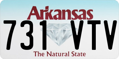 AR license plate 731VTV