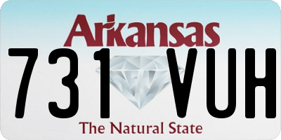 AR license plate 731VUH