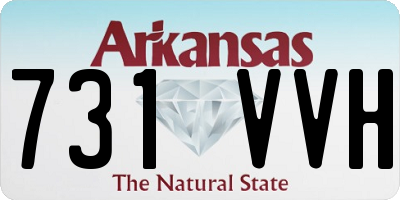 AR license plate 731VVH