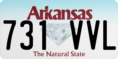 AR license plate 731VVL