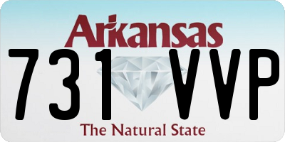 AR license plate 731VVP