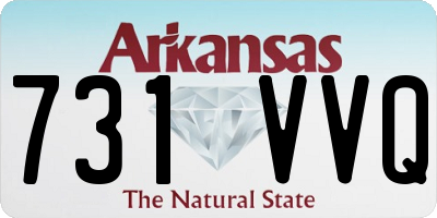 AR license plate 731VVQ