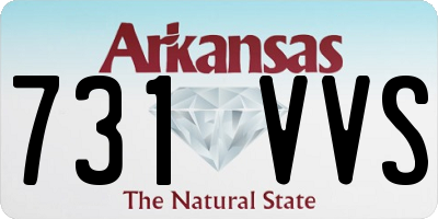 AR license plate 731VVS