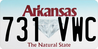 AR license plate 731VWC