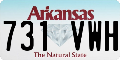 AR license plate 731VWH