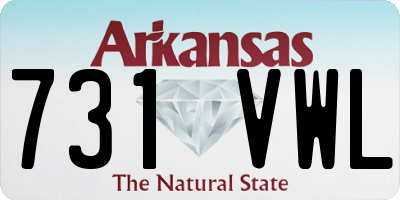 AR license plate 731VWL