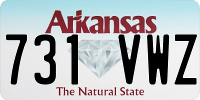 AR license plate 731VWZ