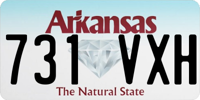 AR license plate 731VXH