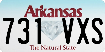 AR license plate 731VXS