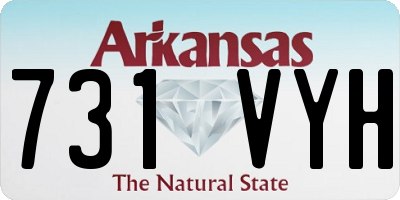 AR license plate 731VYH