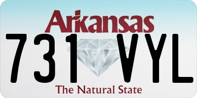 AR license plate 731VYL