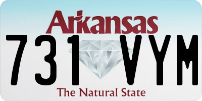 AR license plate 731VYM