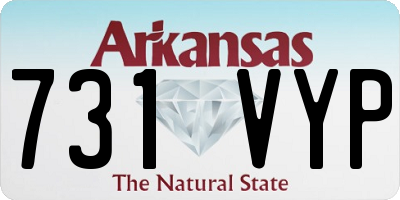 AR license plate 731VYP