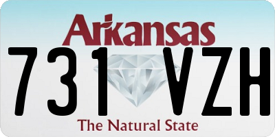 AR license plate 731VZH