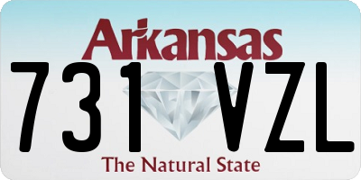 AR license plate 731VZL
