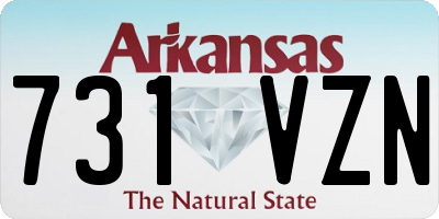 AR license plate 731VZN