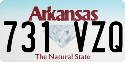 AR license plate 731VZQ