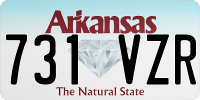 AR license plate 731VZR