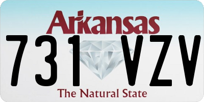 AR license plate 731VZV