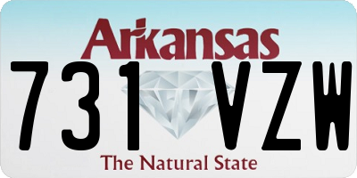 AR license plate 731VZW
