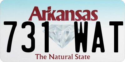 AR license plate 731WAT