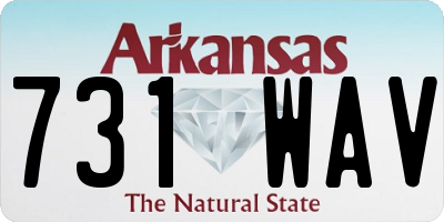 AR license plate 731WAV