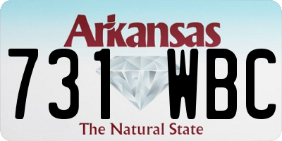AR license plate 731WBC