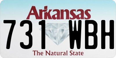 AR license plate 731WBH