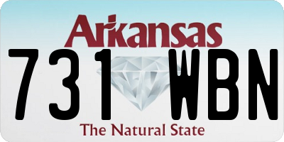 AR license plate 731WBN