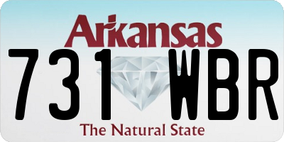 AR license plate 731WBR