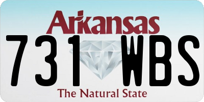 AR license plate 731WBS