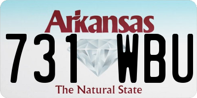 AR license plate 731WBU