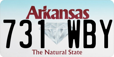 AR license plate 731WBY